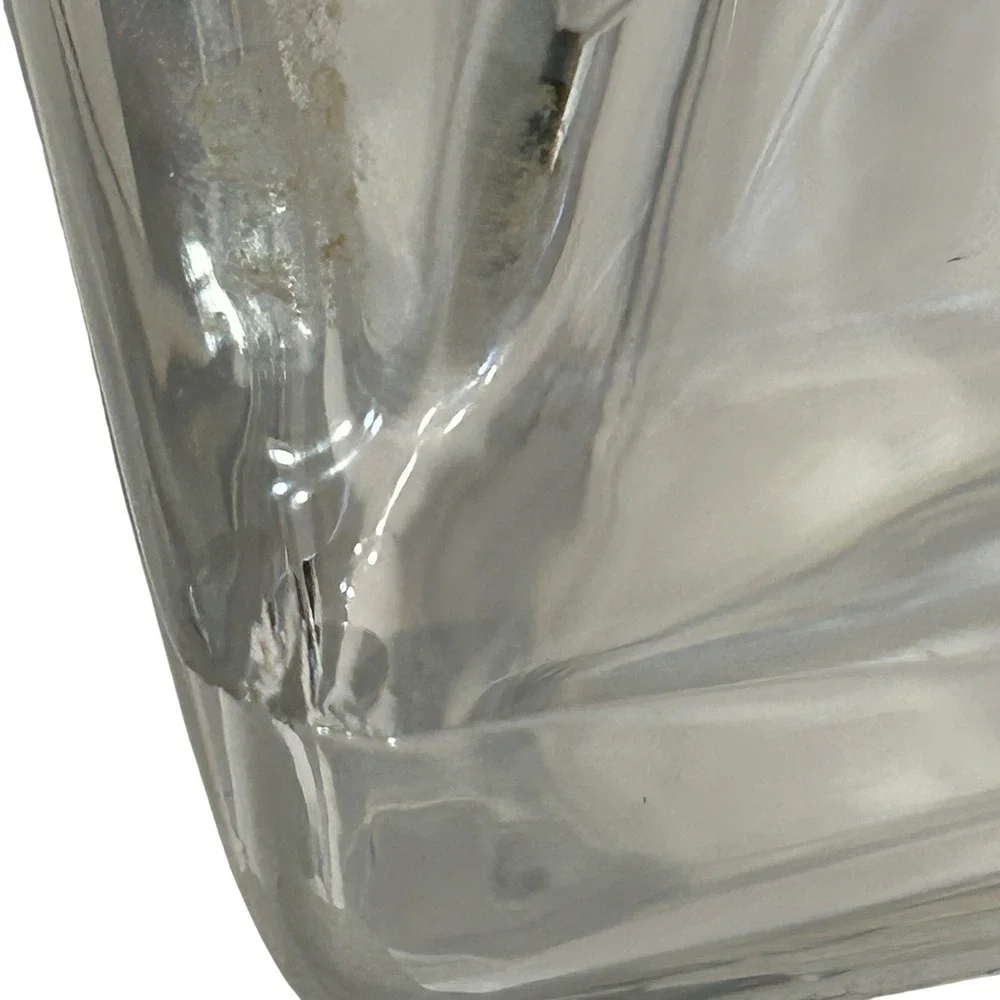 Antique German Hanau .800 Silver Glass Decanter JD Schleissner Sohne c1900